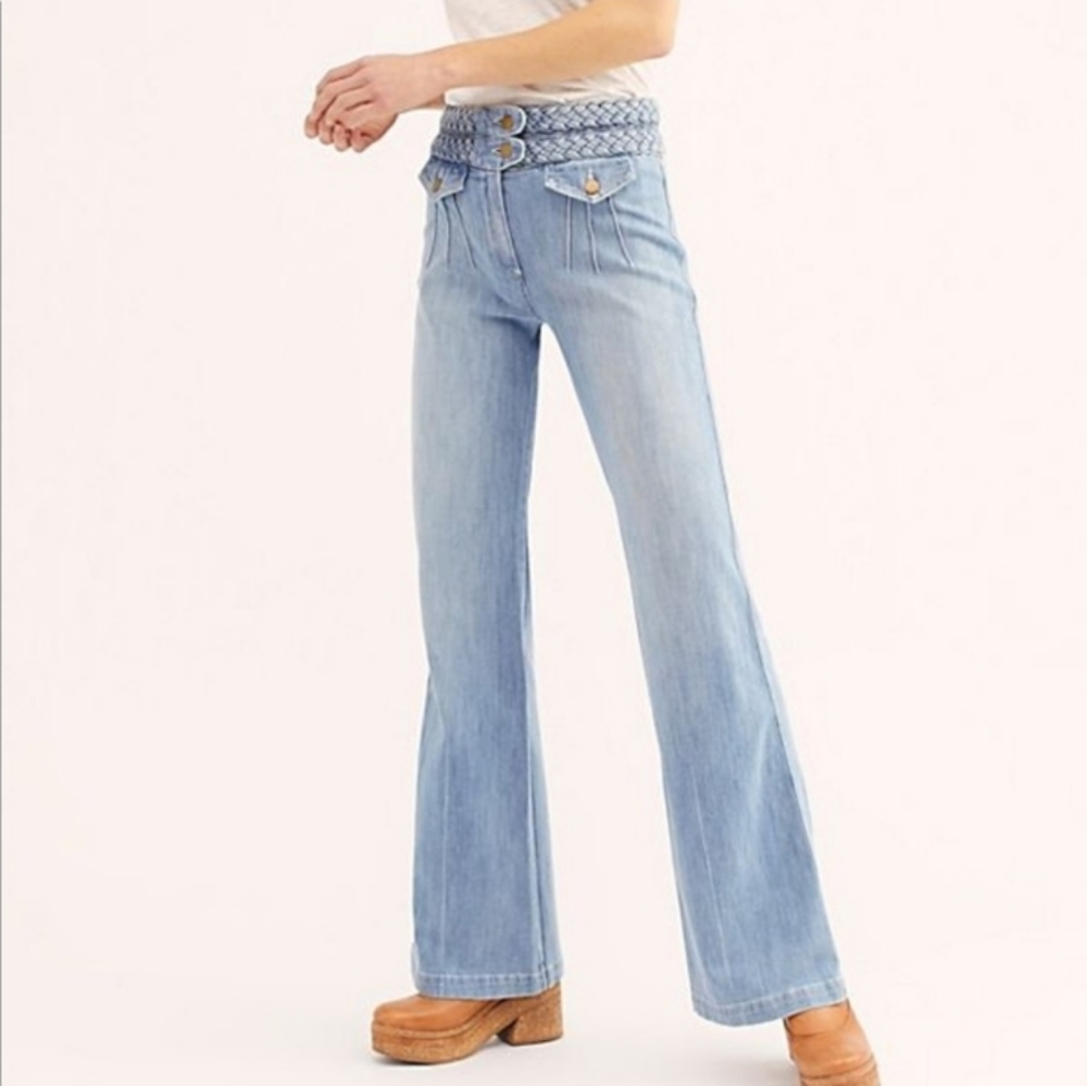 Stoned Immaculate Light Blue Women Jeans - Picture 3 of 13